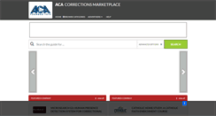 Desktop Screenshot of correctionsmarketplace.com